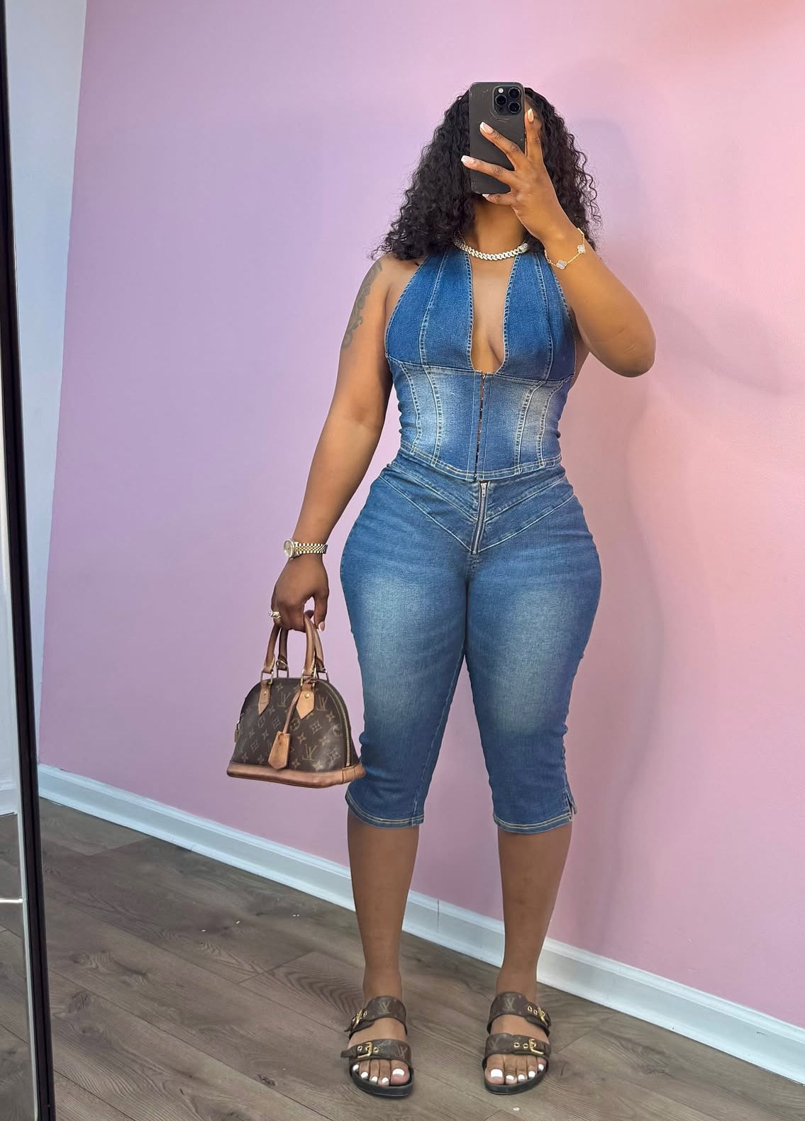 Chantal Denim Set