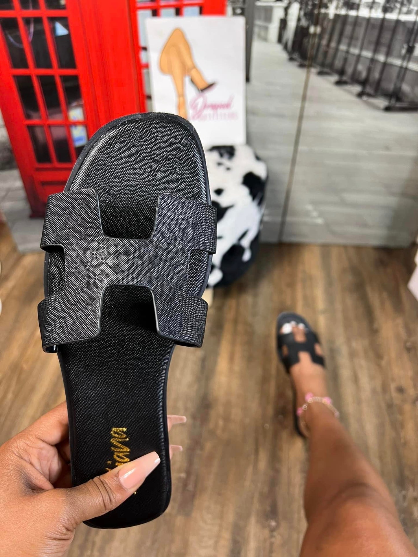 H Shaped Sandals