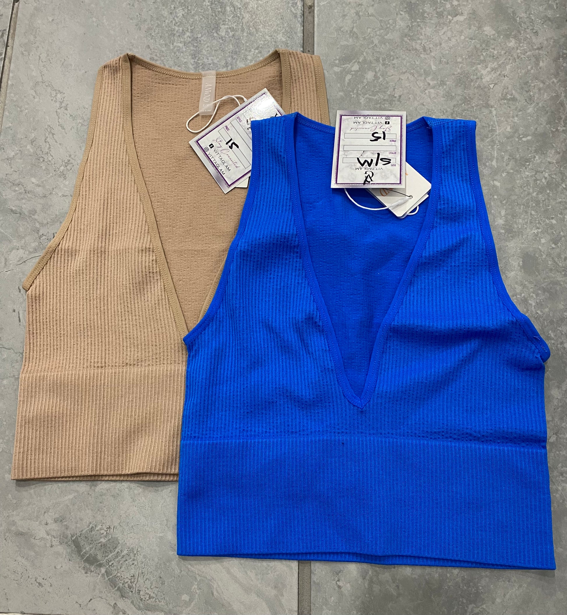 V Top Accessory Seamless Deep V Top – VittaGlam